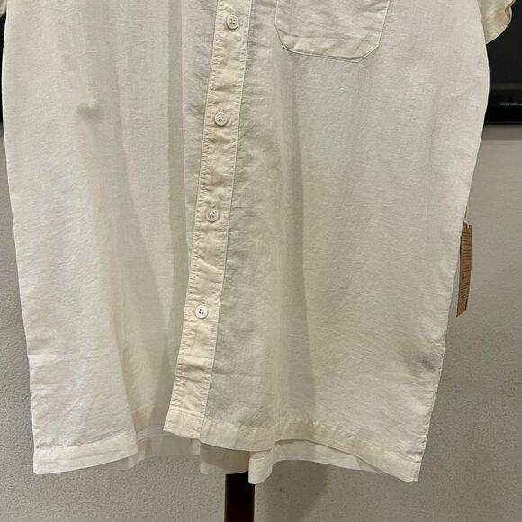 Industry of All Nations - Band Collar Madras Shirt SS Lightweight - Undyed - Picture 5 of 6